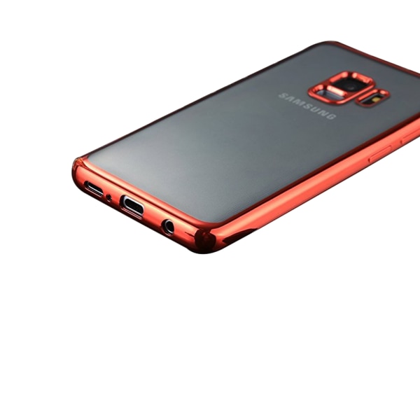 Samsung Galaxy S9 - Sähköpinnoitettu silikonikuori Röd