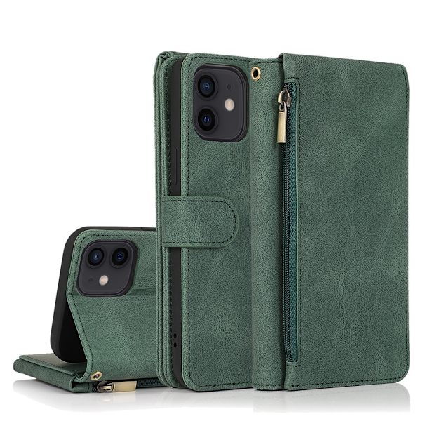 Plånboksfodral 8-Kort FLOVEME - iPhone 12 Svart