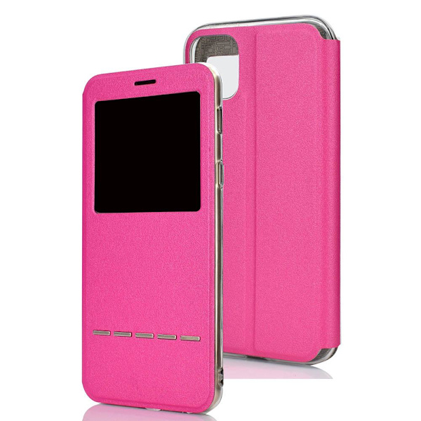 iPhone 12 Pro - Stilrent Smart Fodral LEMAN Rosa