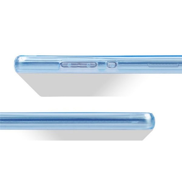 Huawei P40 Lite E - Genomtänkt Dubbelsidigt Silikonskal Rosa