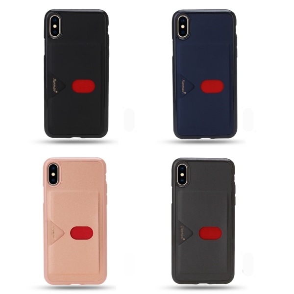 Skyddande Stilrent Skal (HANMAN) - iPhone XR Svart