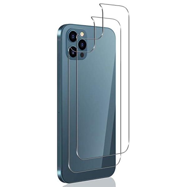 2-PACK iPhone 13 Pro Skärmskydd Baksida 0,3mm Transparent