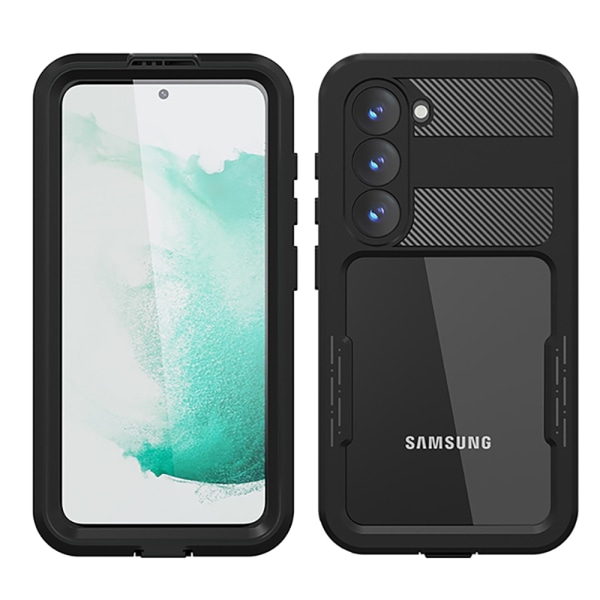 Samsung Galaxy S23 Plus - Beskyttende IP68 vandtæt cover Svart