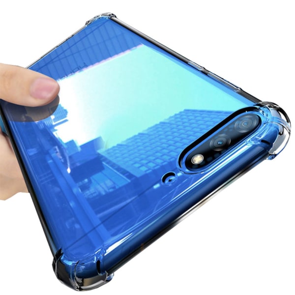 Huawei Y6 2018 - Robust Skal med Tykke Hjørner Transparent/Genomskinlig