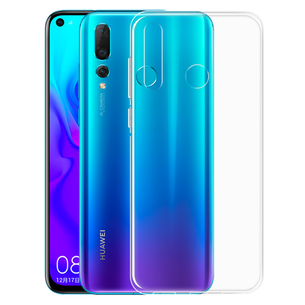 Huawei P40 Lite E - Stötdämpande Silikonskal FLOVEME Transparent/Genomskinlig