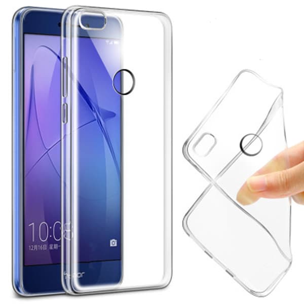 Smart Silikonskal - Huawei P Smart 2018 Transparent Transparent/Genomskinlig
