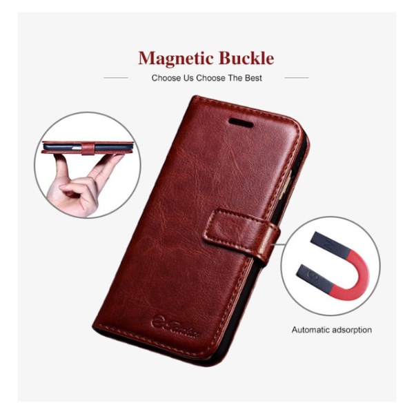 iPhone 7 PLUS Elegant Wallet Cover fra TOMKAS (ORIGINAL) Rosa
