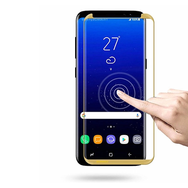 Samsung Galaxy S8+ Skärmskydd CASE-Friendly HeliGuard ORIGINAL Guld