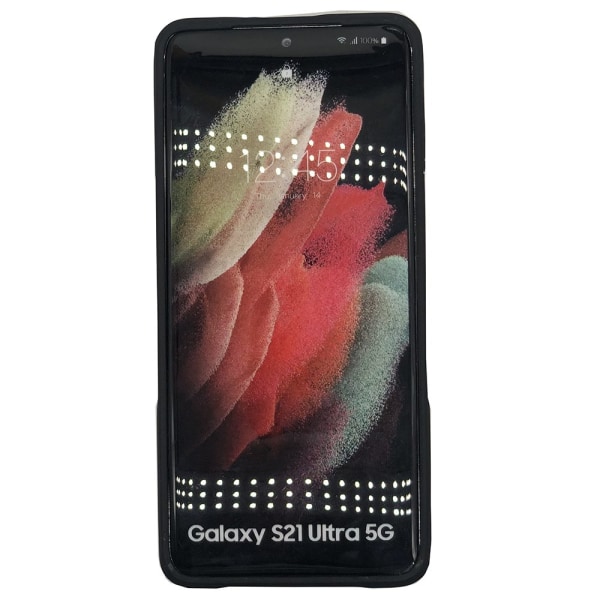 Samsung Galaxy S21 Ultra - Stilfuldt beskyttelsescover Blå