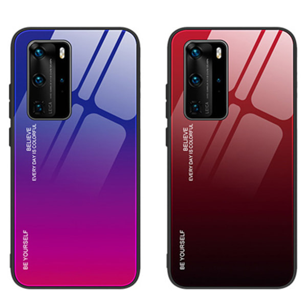 Huawei P40 Pro - Genomtänkt Skyddande Skal Rosa