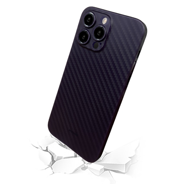 IPHONE 15 PRO COVER Carbon look Black