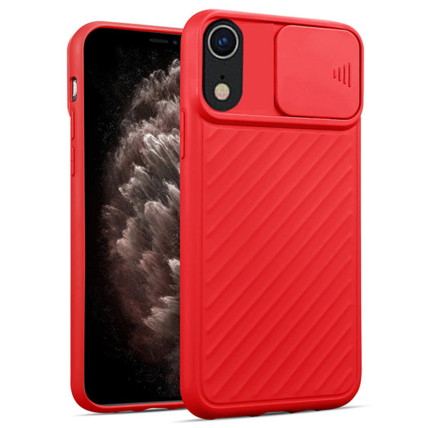 iPhone XR - Genomtänkt Stilrent Skal KAMERA SKYDD Orange