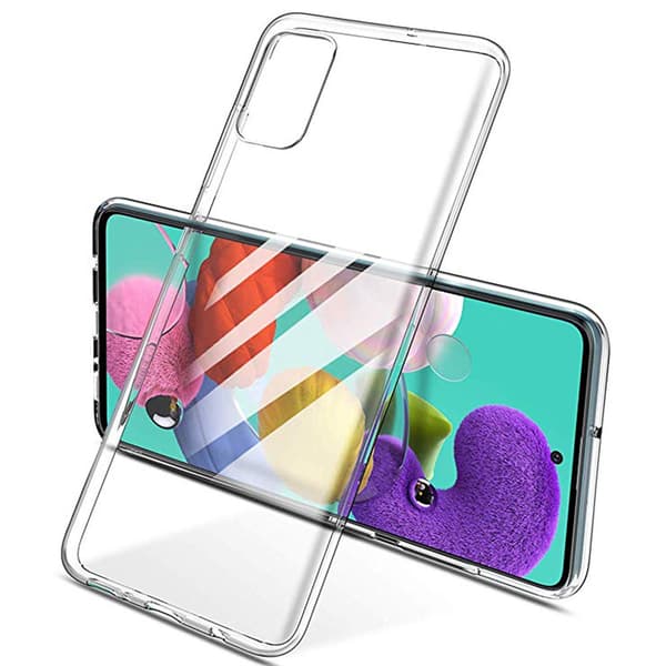 Samsung Galaxy A71 - Skyddande Silikonskal Transparent