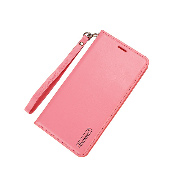 Elegant Fodral med Plånbok av Hanman - Samsung Galaxy S9+ Rosaröd