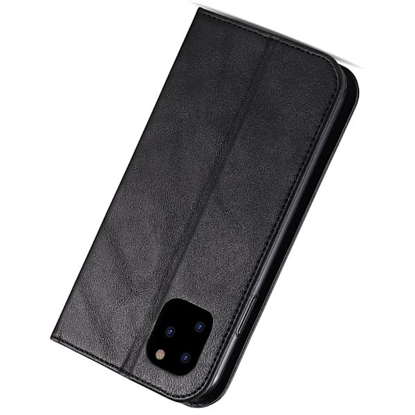 iPhone 11 Pro - Praktiskt Retro Plånboksfodral (AZNS) Svart