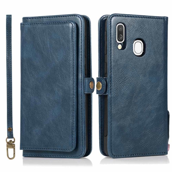 Ammattimainen lompakkokotelo - Samsung Galaxy A40 Mörkblå