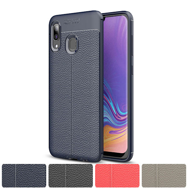 Silikonskal - Samsung Galaxy A40 Grå Grå