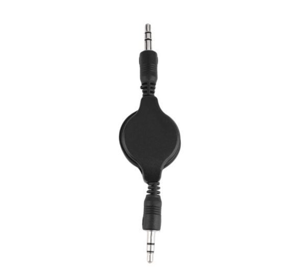 AUX-förlängningskabel 3,5mm (Ljudkabel) Svart