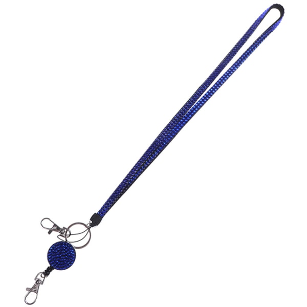 Exklusivt Smidigt Halsband, Nyckelband, Korthållare Ljusblå
