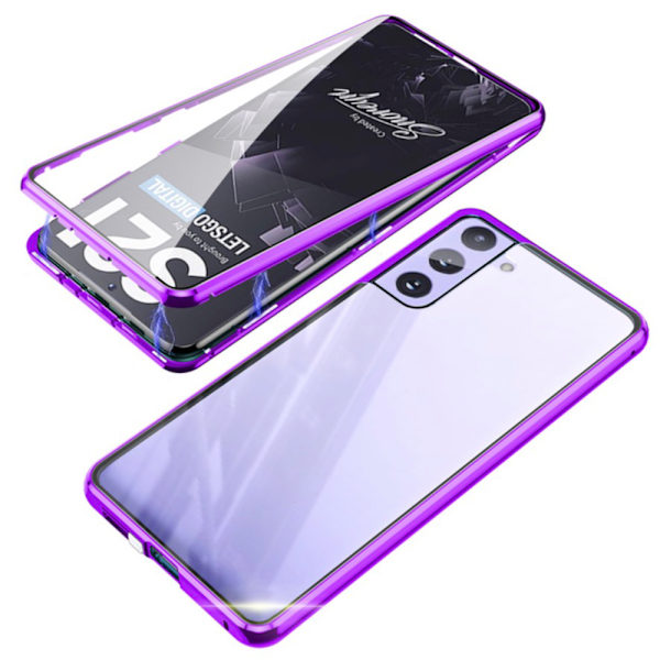 Samsung Galaxy S21 Plus - Smart Dubbelt Magnetiskt Skal Grön