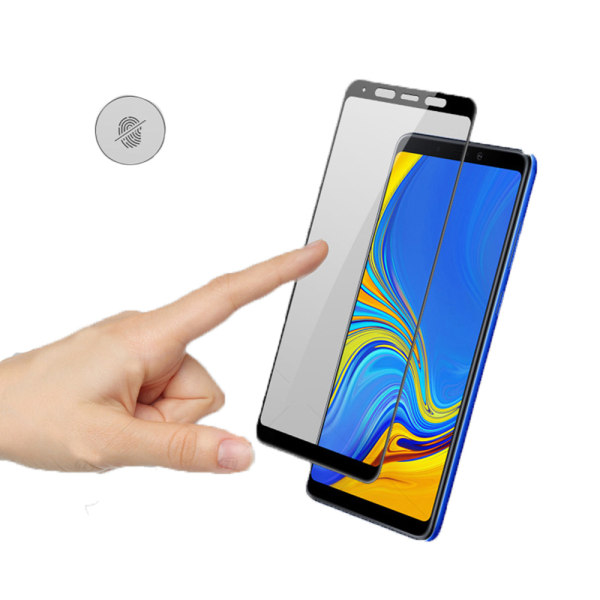 3-PACK Näytönsuoja 2.5D HD 0.3mm Samsung Galaxy A9 2018 Svart