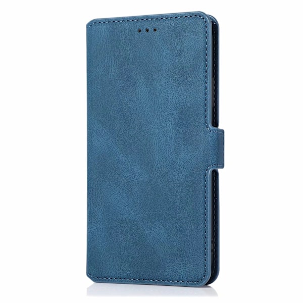 iPhone 14 Pro - Elegant Praktiskt Plånboksfodral Mörkblå