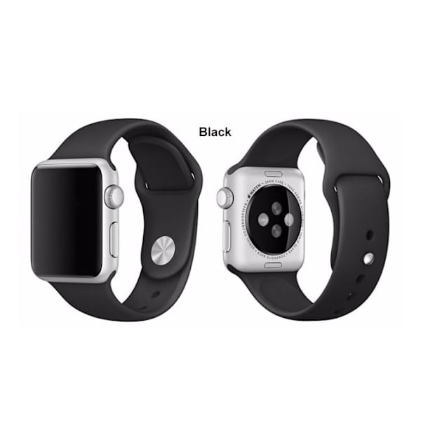 Apple Watch 4 - 44mm - NORTH EDGE Tyylikäs silikoniranneke Vit L