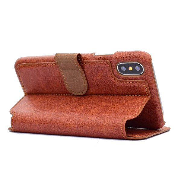 Class-Y Fodral med plånbok till iPhone X/XS Grå