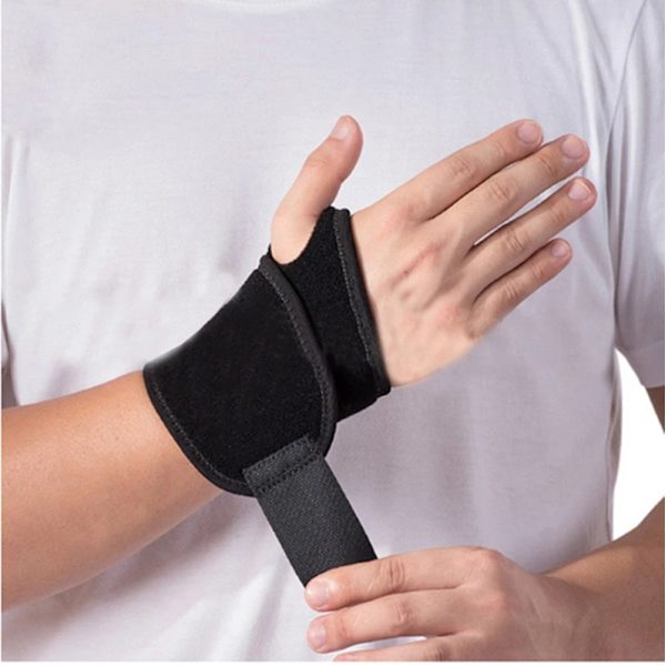 Erginomisk och Funktionell Handledskena/Handledsstöd Svart