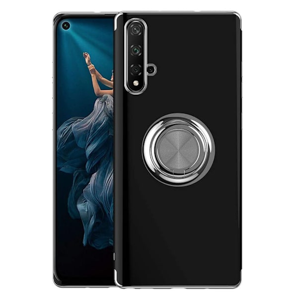 Skyddsskal med Ringh�llare - Huawei Nova 5T Röd