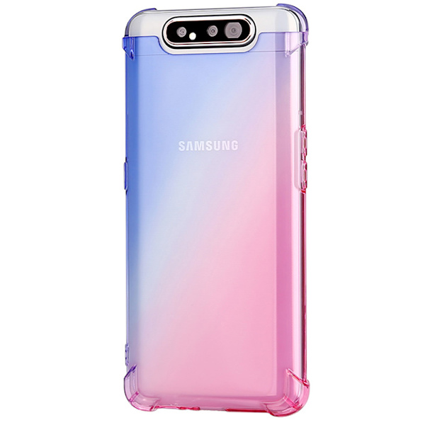 Skal - Samsung Galaxy A80 Blå/Rosa