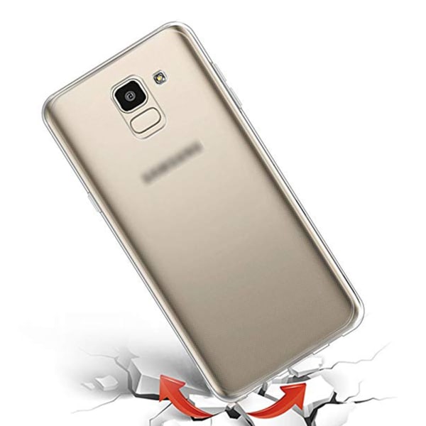 Samsung Galaxy J6 2018 - Smart Protective Cover i Silikone fra FLOVEME Transparent/Genomskinlig