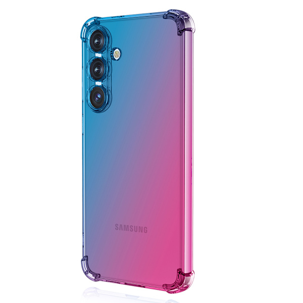 S24 Plus - Gradient luftkudd-TPU-fodral Transparent