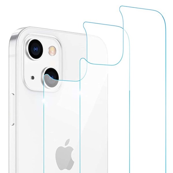 3-PACK iPhone 13 Mini Skærmbeskytter Bagside 0,3 mm Transparent/Genomskinlig