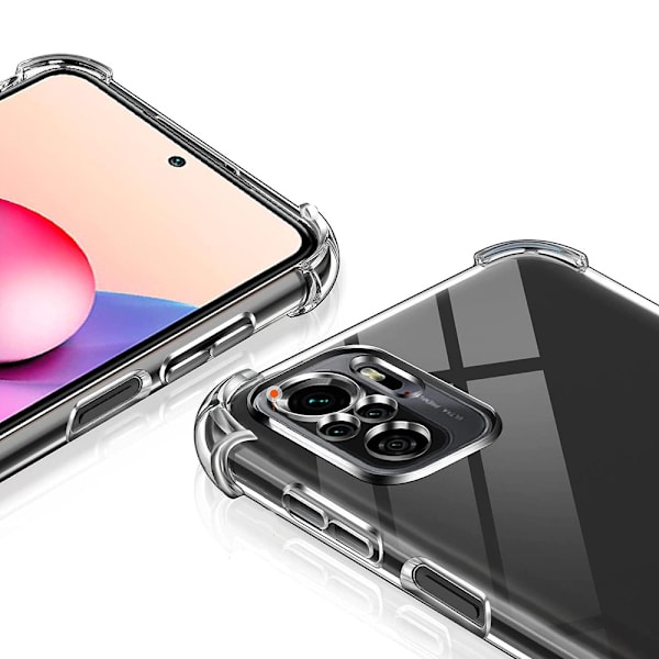 Xiaomi Redmi Note 10 Pro - Silikonecover (Floveme) Genomskinlig