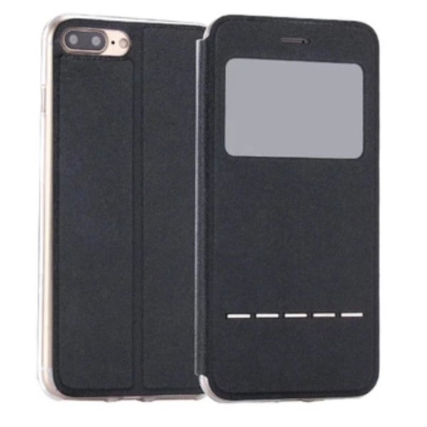 iPhone 8 Robust Elegant Smartfodral Fönster & Svarsfunktion Rosa