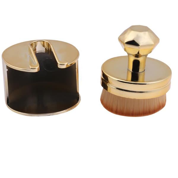 Premium Mjuk Oval Makeupborste Foundation / Löspulver Silver Silver