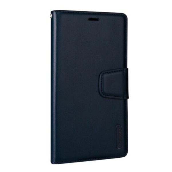 iPhone 15 plus - Elegant HANMAN Plånboksfodral Black