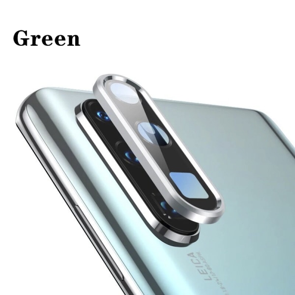 Aluminiumlegeringsram Kameralinsskydd Huawei P30 Pro Grön