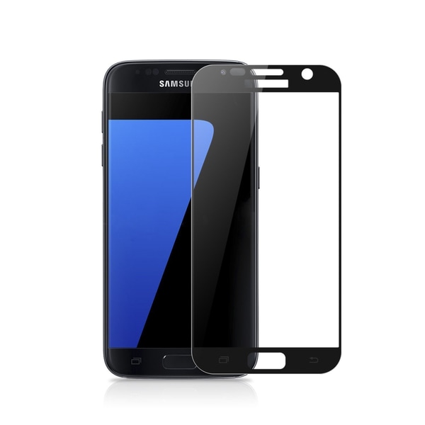 Samsung Galaxy S7 - HD-Clear Skärmskydd med Ram (Full-Fit) Vit