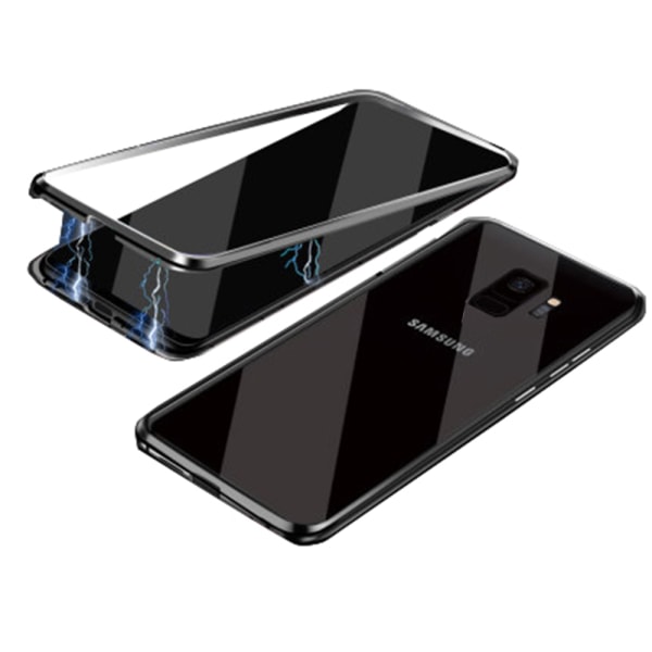 Samsung Galaxy S9 - Beskyttende dobbeltsidet magnetisk cover Blå
