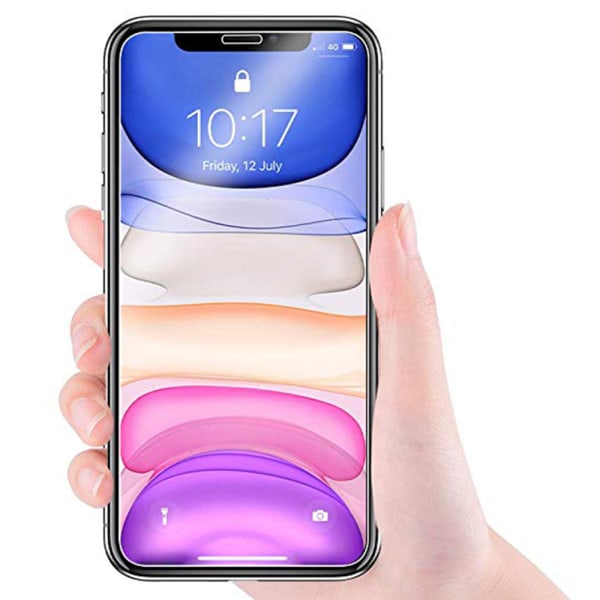 iPhone 11 2-PACK Fram- & Baksida 2.5D Skärmskydd 9H HD-Clear Transparent/Genomskinlig