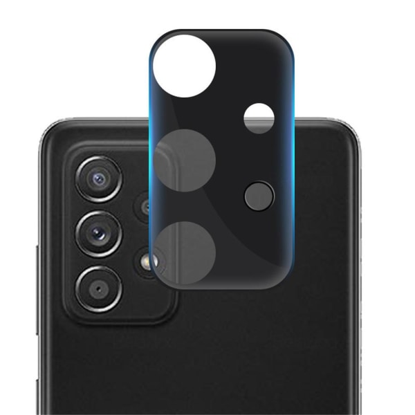 3-PACK Galaxy A72 2.5D HD -kameran linssin suojus Transparent/Genomskinlig