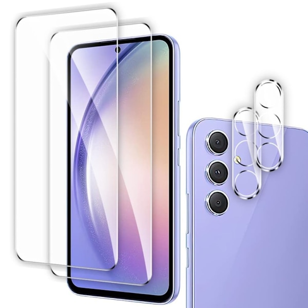 Samsung Galaxy A55 5G -1 set  Skärm + Kameralinsskydd 0,3mm
