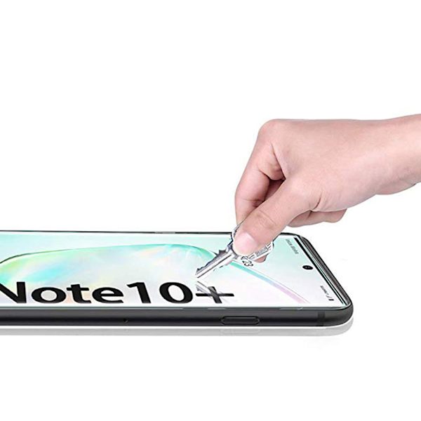 Note 10 3-PACK Skärmskydd 9H Nano-Soft Screen-Fit HD-Clear Transparent/Genomskinlig