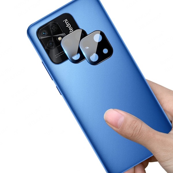 Xiaomi Redmi 9C NFC 2.5D Premium Kameralinsskydd (2-pack) Transparent