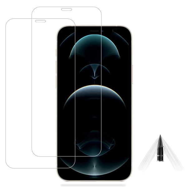 3-PACK iPhone 12 Pro Max Hydrogel Skjermbeskytter HD 0,2 mm Transparent
