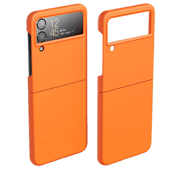 Iskuja vaimentava mattakova PC-kotelo Samsung Galaxy Z Flip 4:lle Orange