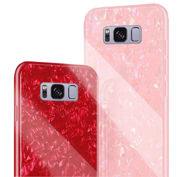 Stilrent Stötdämpande Skal Marmor Design - Samsung Galaxy S8 Svart