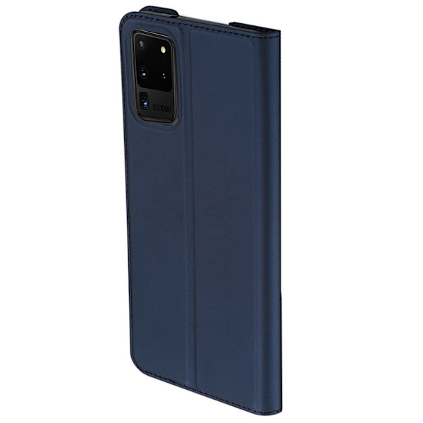 Elegant Plånboksfodral - Samsung Galaxy S20 Ultra Marinblå Marinblå